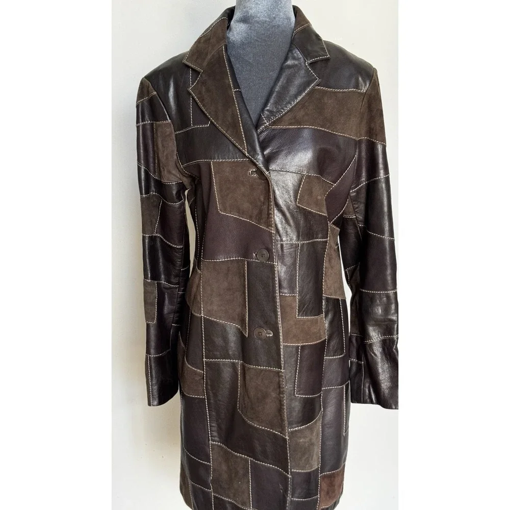 Elements of Vakko patchwork leather